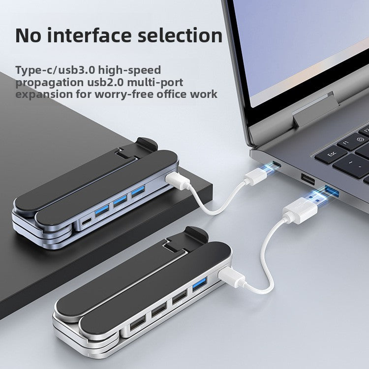 Foldable Laptop Stand with USB 3.0 Hub