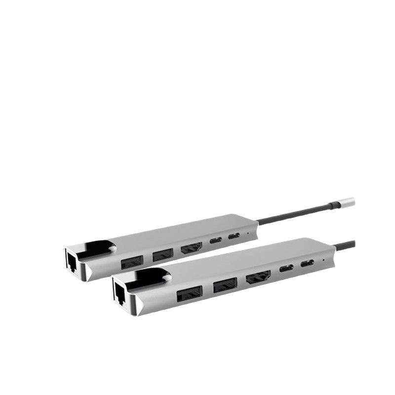 Type-C 6-in-1 USB 3.0 Hub with 4K HDMI Ethernet PD Charging