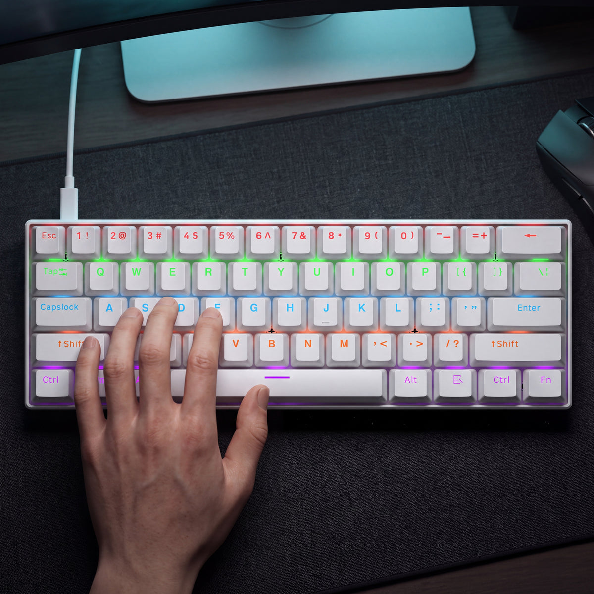 T60 Mechanical Gaming Keyboard RGB Backlit