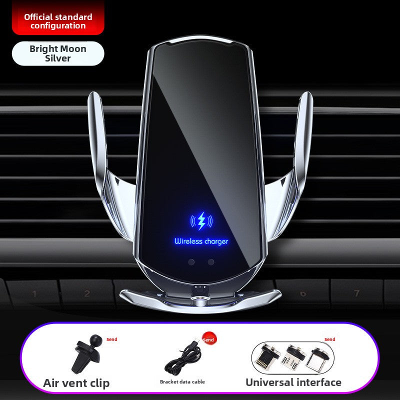 Magnetic Wireless Car Charger Mount, 15W Fast Charging Air Vent Phone Holder with Smart Sensor