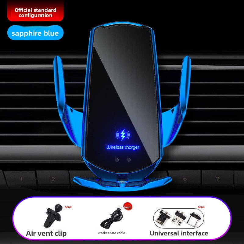 Magnetic Wireless Car Charger Mount, 15W Fast Charging Air Vent Phone Holder with Smart Sensor