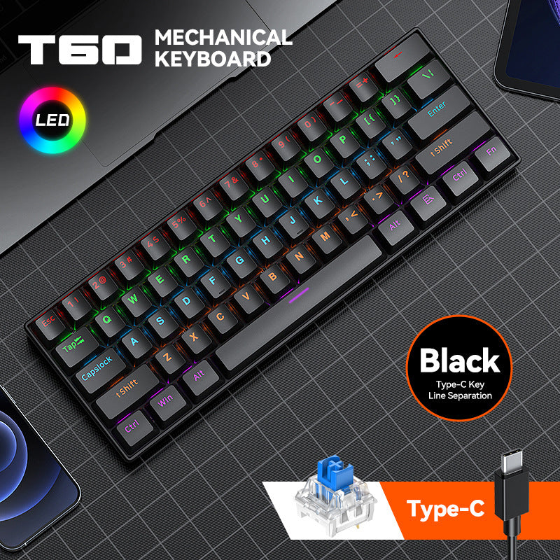 T60 Mechanical Gaming Keyboard RGB Backlit
