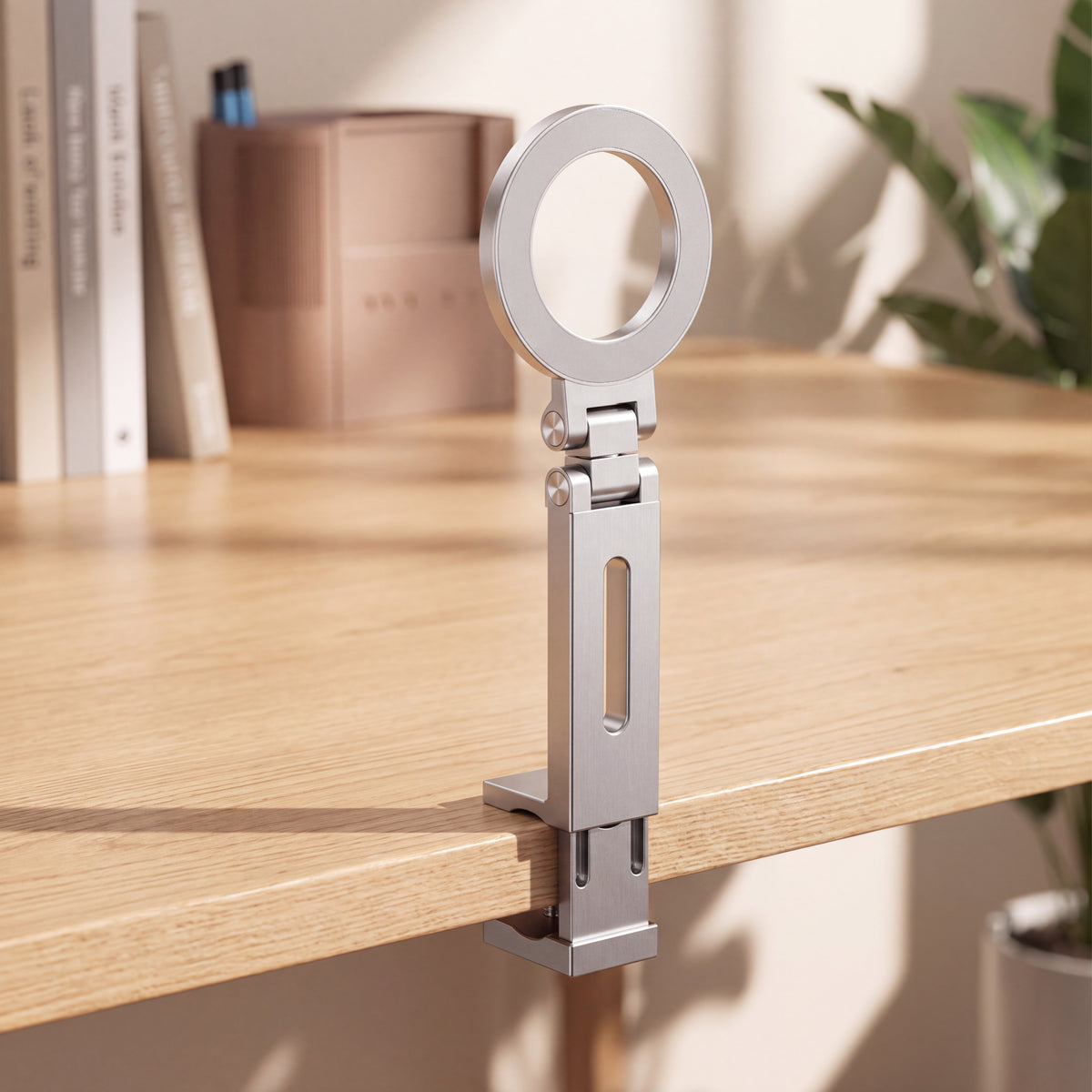 Magnetic Phone Holder Magsafe Compatible 360 Degree Rotating Foldable Desktop Stand