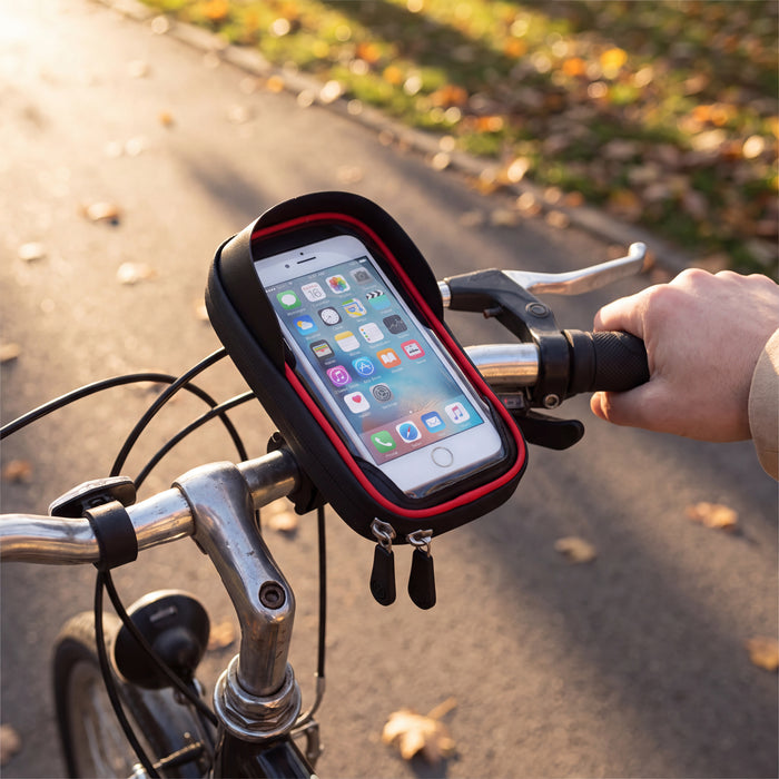 Bicycle Waterproof Touch Screen Phone Bag Navigation Holder