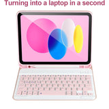 Sakura Pink iPad Case with Bluetooth Keyboard and Mouse
