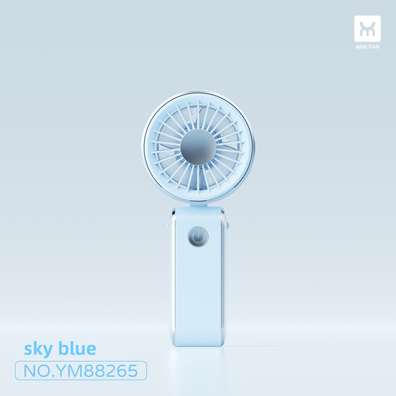 Foldable Mini Handheld Fan USB Rechargeable Portable Small Desk Fan