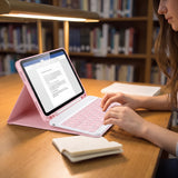 Sakura Pink iPad Case with Bluetooth Keyboard and Mouse