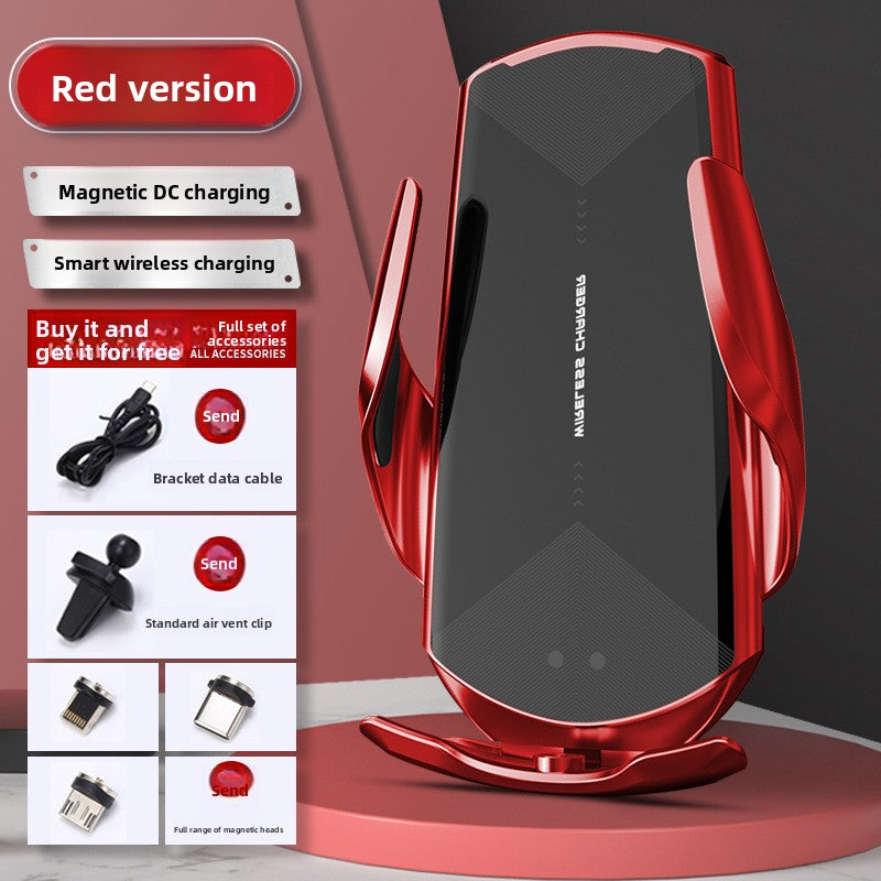 Magnetic Wireless Car Charger Mount, 15W Fast Charging Air Vent Phone Holder with Smart Sensor