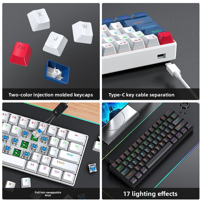 T60 Mechanical Gaming Keyboard RGB Backlit