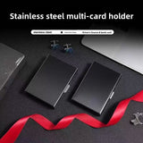 RFID Blocking Metal Card Holder Case for Men Women Premium Wallet