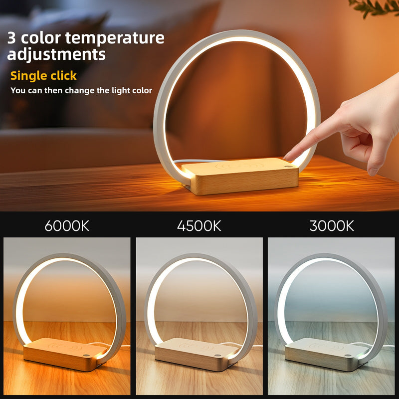 Touch Night Light with Wireless Charging
