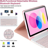 Sakura Pink iPad Case with Bluetooth Keyboard and Mouse