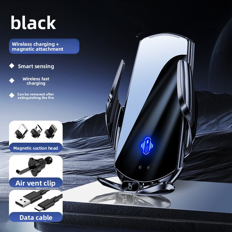 Magnetic Wireless Car Charger Mount, 15W Fast Charging Air Vent Phone Holder with Smart Sensor