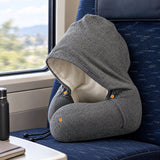 Hooded Memory Foam Travel Pillow