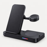 Foldable Fast-Charging Three-In-One Wireless Charger