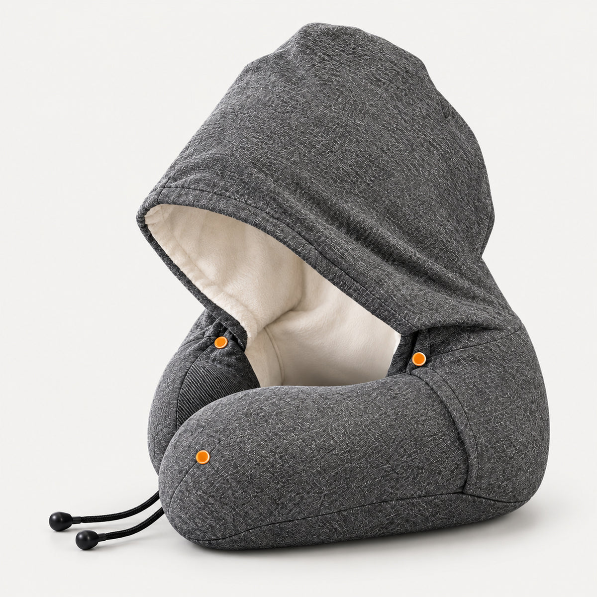 Hooded Memory Foam Travel Pillow